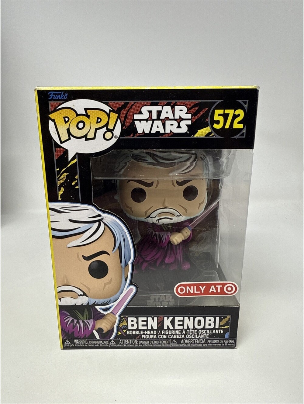 Funko Pop Star Wars Retro Series Ben Kenobi #572 Target Exclusive